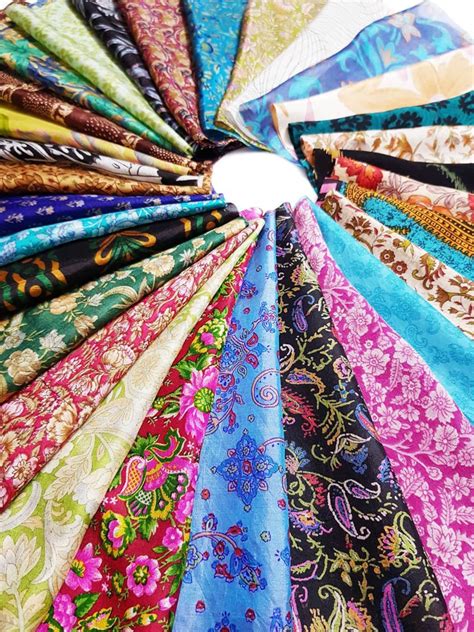 vintage sari silk fabric